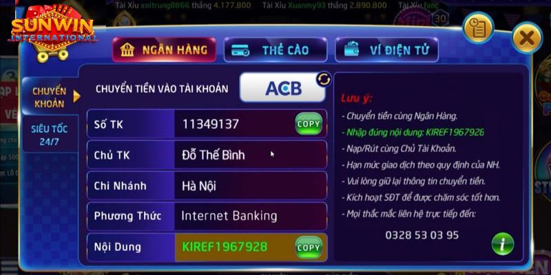Lưu ý cần nhớ khi thực hiện nạp tiền tại cổng game